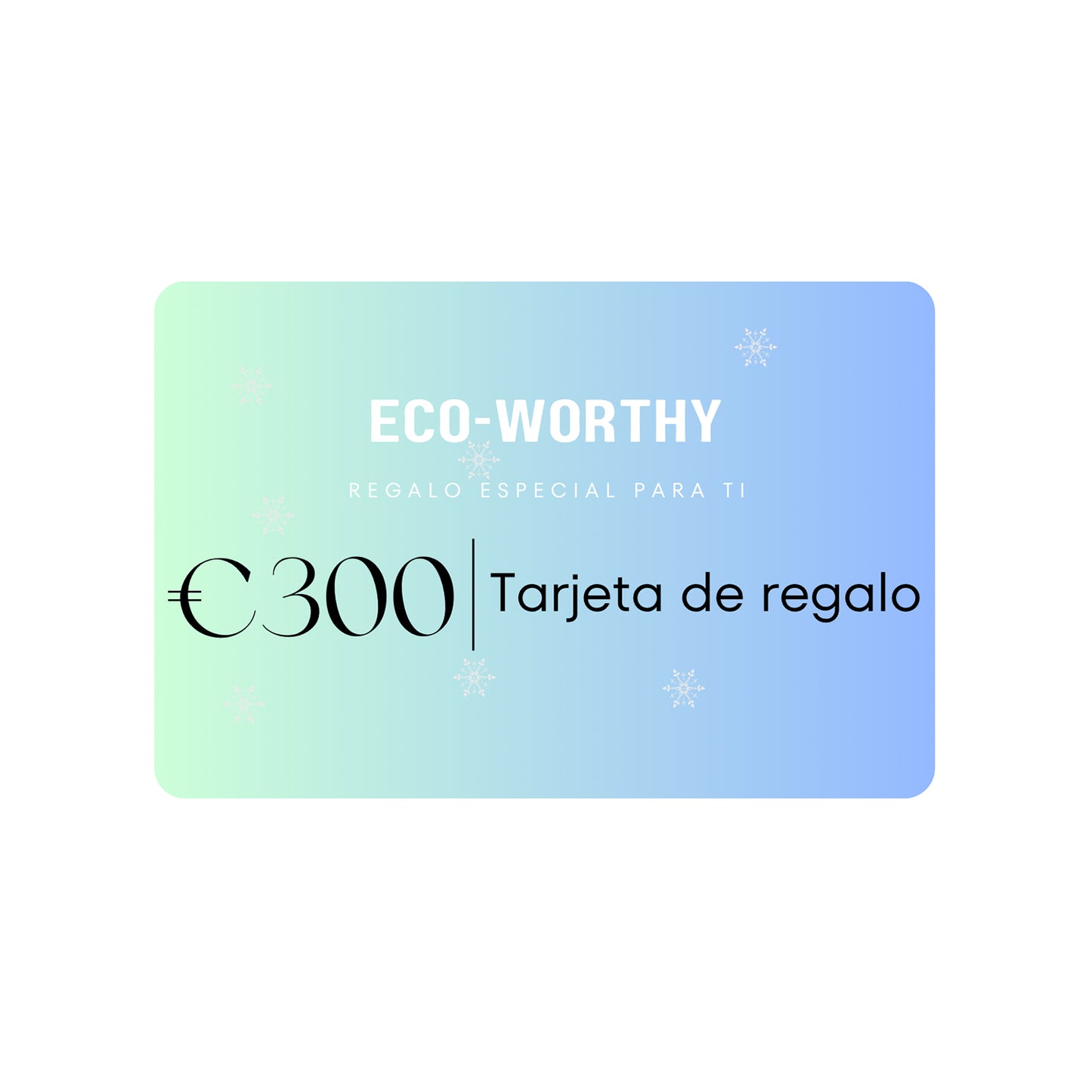 Tarjeta de regalo ECO-WORTHY