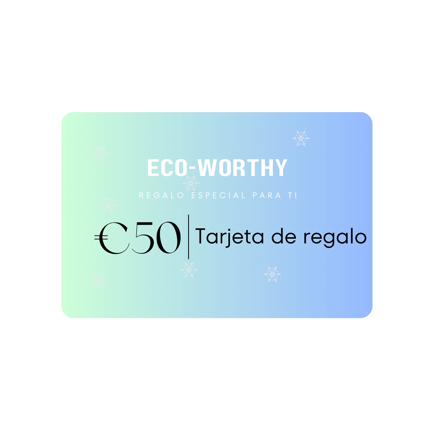 Tarjeta de regalo ECO-WORTHY