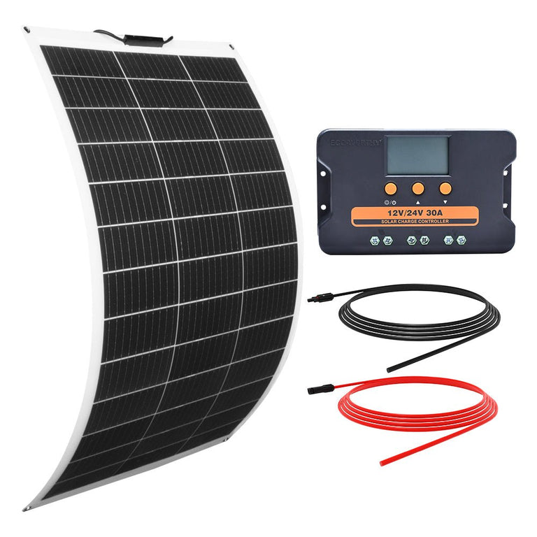 130W 12V Panel Solar Mono Flexible - 100W - 170W Paneles solares - eco - worthy - es
