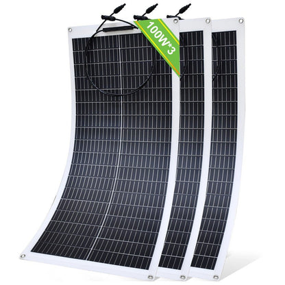 100W 12V Panel Solar Mono Flexible - 100W - 170W Paneles solares - eco - worthy - es