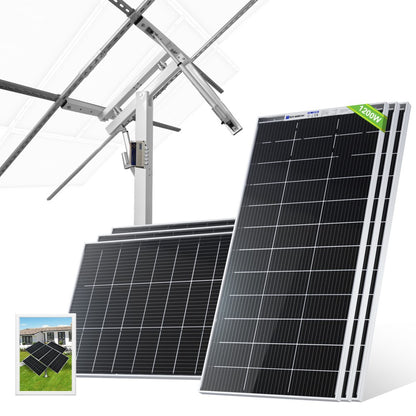 Sistema de seguimiento solar de doble eje con seguidor solar - eco - worthy - es