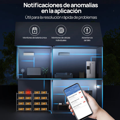 Batería Litio LiFePO4 12V 280Ah Con Bluetooth - Batería Litio LiFePO4 12V - eco - worthy - es
