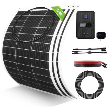 Kit Solar Para Embarcaciones Y Barcos 130W 260W 390W 520W 12V con Placas Flexibles - 100W - 1000W Kit Solar Aislada - eco - worthy - es