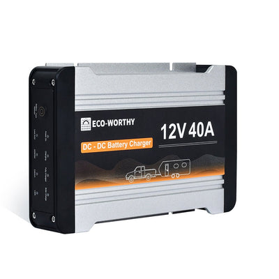 12V 20A & 40A DC a DC Charger MPPT Batería Cargador - Regulador de Carga - eco - worthy - es