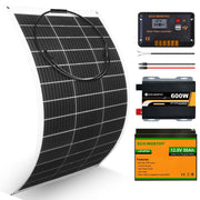 Kit Solar Para Embarcaciones Y Barcos 130W 260W 390W 520W 12V con Batería de Litio