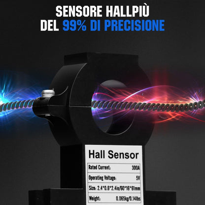 Monitor de batería con 3.5" pantalla táctil de 300A con sensor Hall para baterías AGM y de litio (LiFePO4) - Monitor de batería - eco - worthy - es