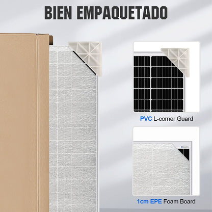 Kit Solar Aislada 340W 12V con 40A DC a DC Charger MPPT Batería Cargador - 100W - 1000W Kit Solar Aislada - eco - worthy - es