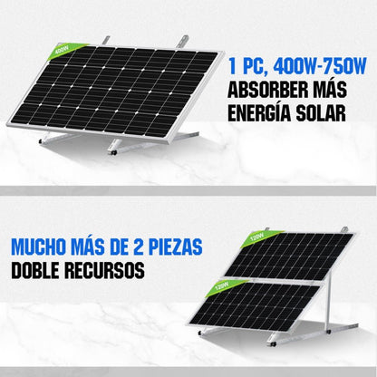 Soportes de montaje de inclinación ajustable para panel solar de 45" de longitud - Soportes de montaje - eco - worthy - es