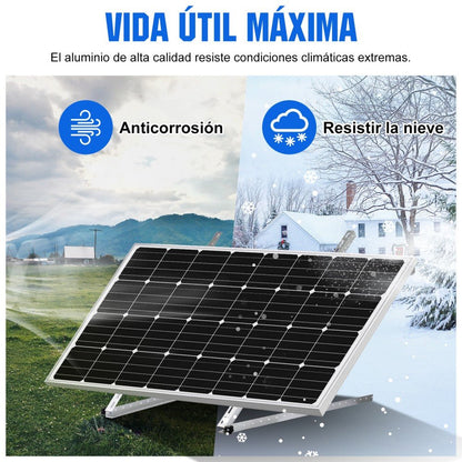 Soportes de montaje de inclinación ajustable para panel solar de 45" de longitud - Soportes de montaje - eco - worthy - es