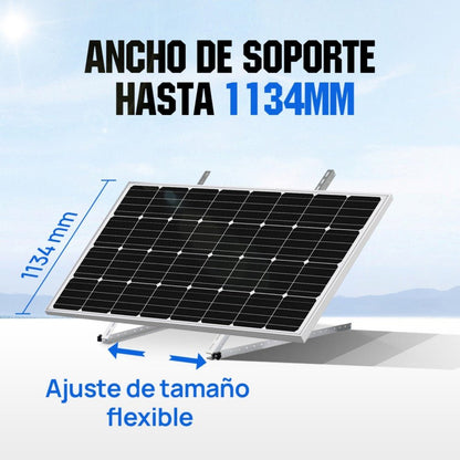 Soportes de montaje de inclinación ajustable para panel solar de 45" de longitud - Soportes de montaje - eco - worthy - es