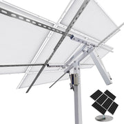 Sistema de seguimiento solar de doble eje con seguidor solar