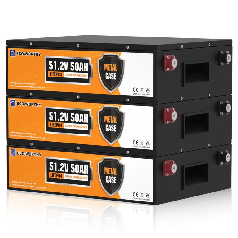 Batería Litio LiFePO4 48V 50Ah - Batería Litio LiFePO4 48V - eco - worthy - es