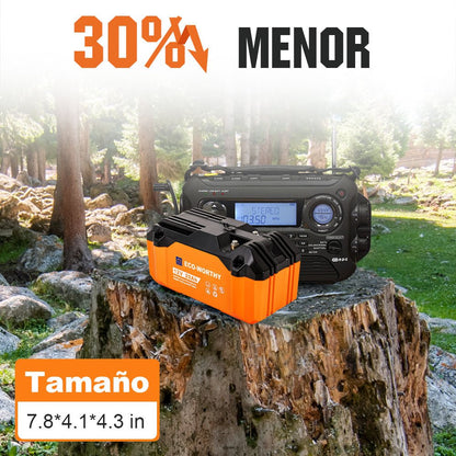 Batería portátil Litio LiFePO4 12V 20Ah - Batería Litio LiFePO4 12V - eco - worthy - es