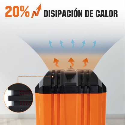 Batería portátil Litio LiFePO4 12V 20Ah - Batería Litio LiFePO4 12V - eco - worthy - es