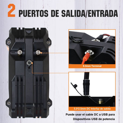 Batería portátil Litio LiFePO4 12V 20Ah - Batería Litio LiFePO4 12V - eco - worthy - es