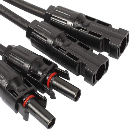 12AWG 1 par Solar MC4 Y Conectores de rama paralela Par MFF y FMM - Cableado - eco - worthy - es