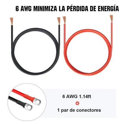 Cable de interconexión de batería - Cableado - eco - worthy - es