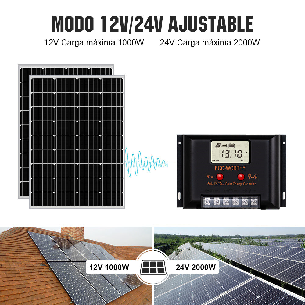 ecoworthy_12V_24V_60A_controlador_de_carga_solar_PWM