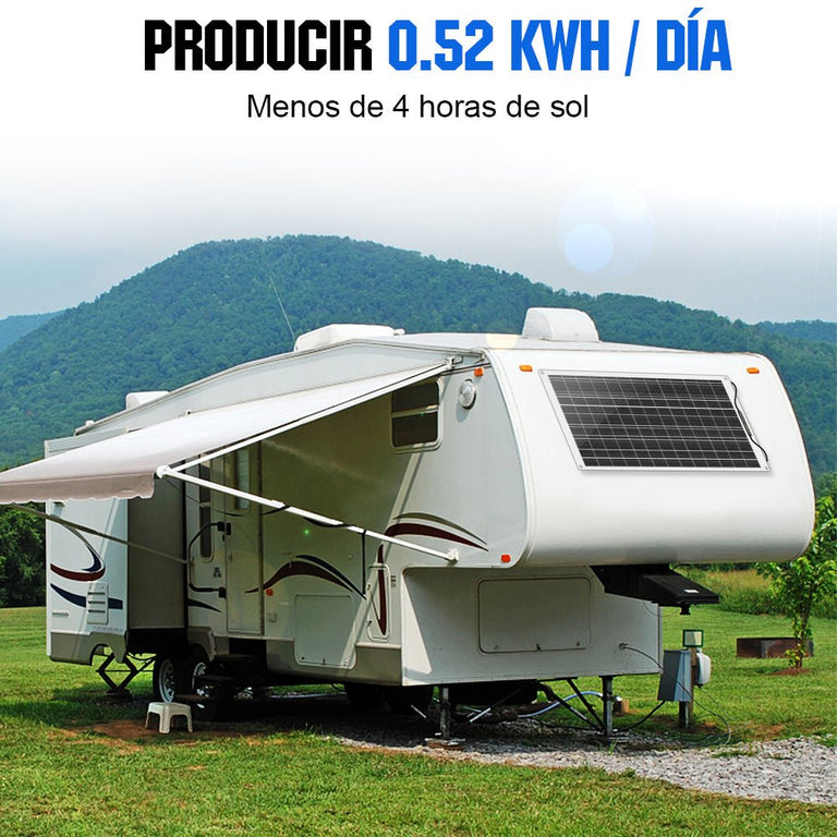 130W 12V Panel Solar Mono Flexible - 100W - 170W Paneles solares - eco - worthy - es