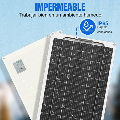 130W 12V Panel Solar Mono Flexible - 100W - 170W Paneles solares - eco - worthy - es