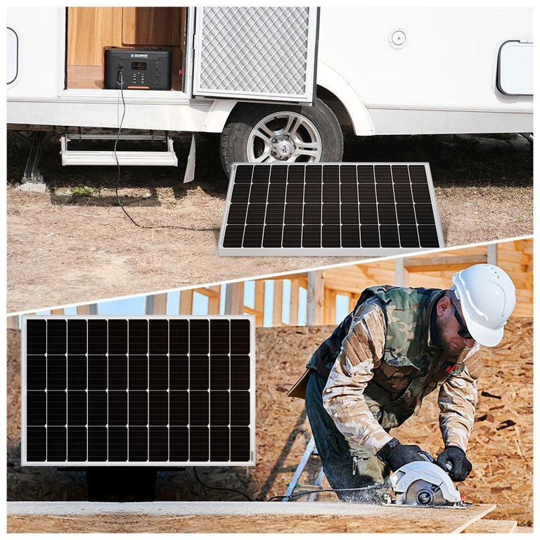 170W 12V Panel Solar Monocristalino - 100W - 170W Paneles solares - eco - worthy - es