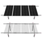Soportes de montaje de panel solar de varias piezas ajustables para 1-4 piezas de paneles solares